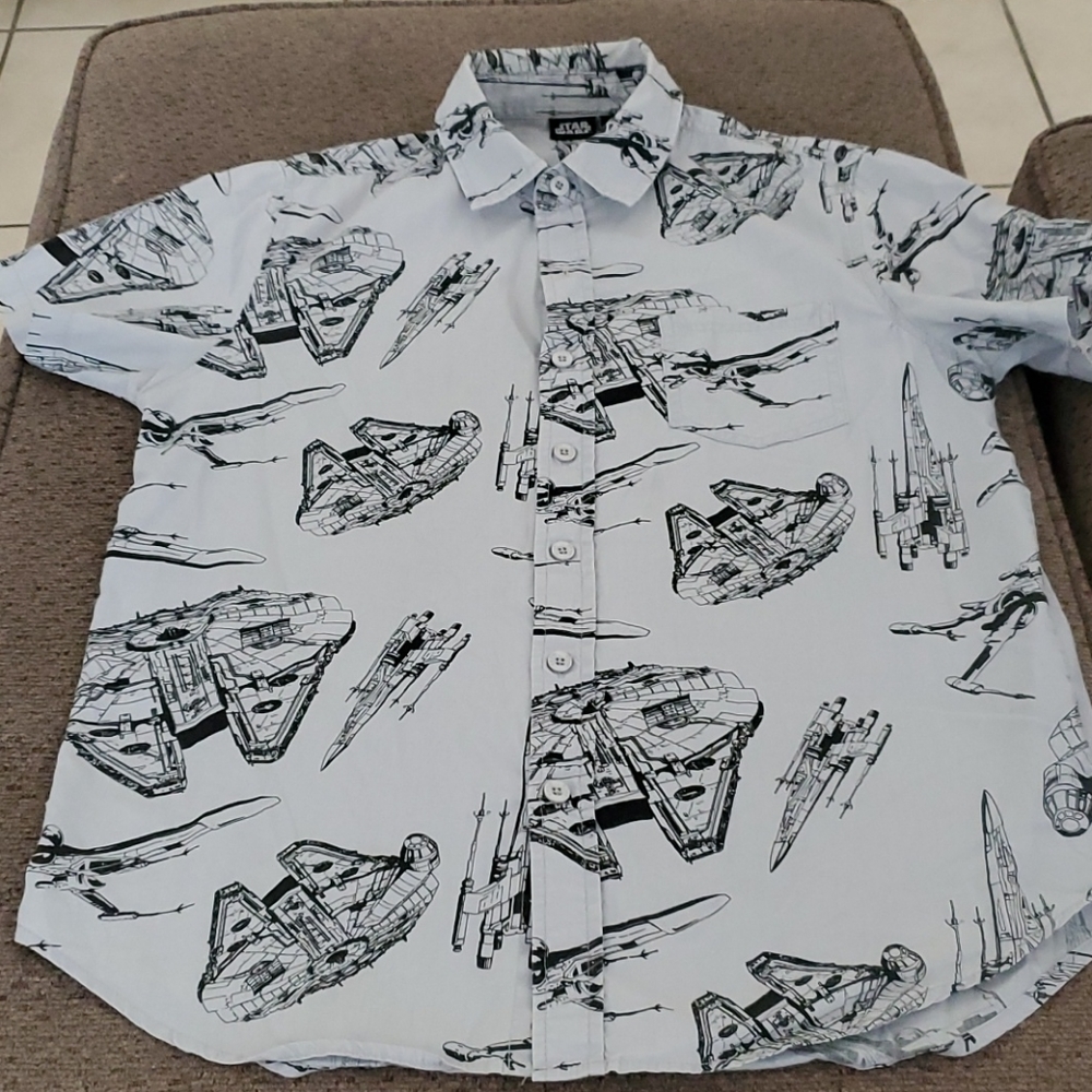 Star Wars Boys Collard Shirt